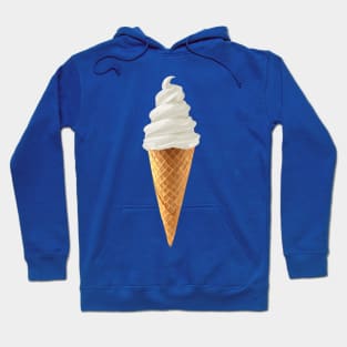 Soft Serve Vanilla Ice Cream Cone Hoodie